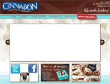 Tablet Screenshot of cinnabon.co.uk